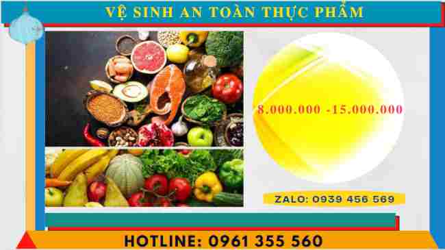 Chi phí cấp lại giấy chứng nhận đủ điều kiện an toàn thực phẩm
