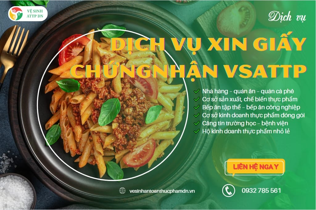 Lệ phí cấp giấy an toàn thực phẩm