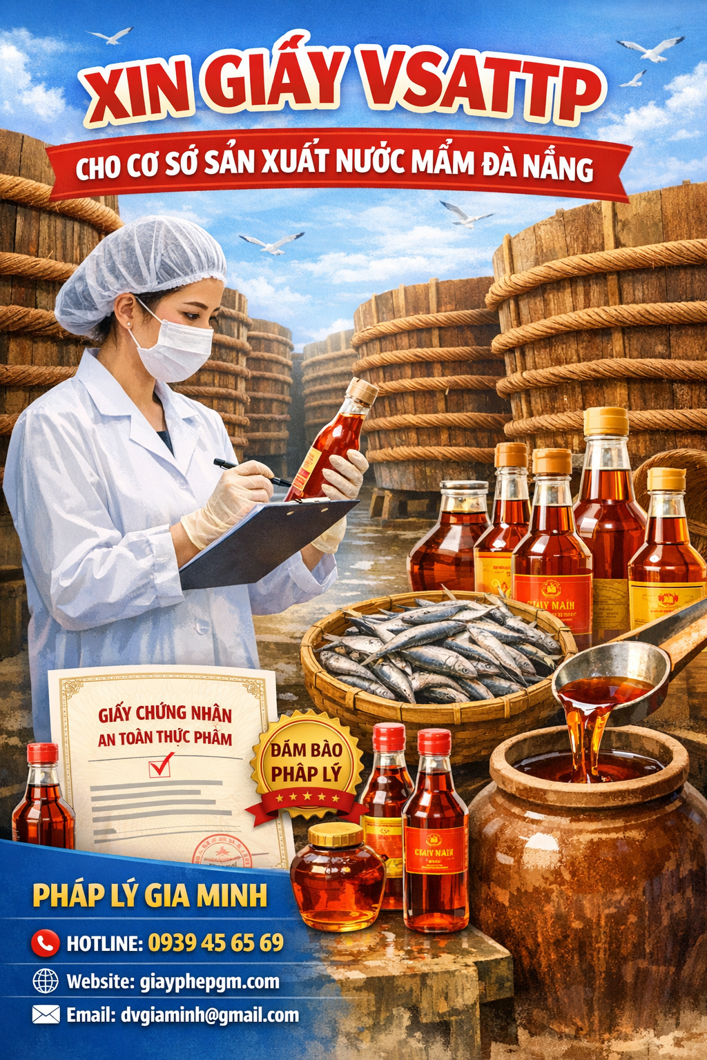 chi phí VSATTP Đà Nẵng