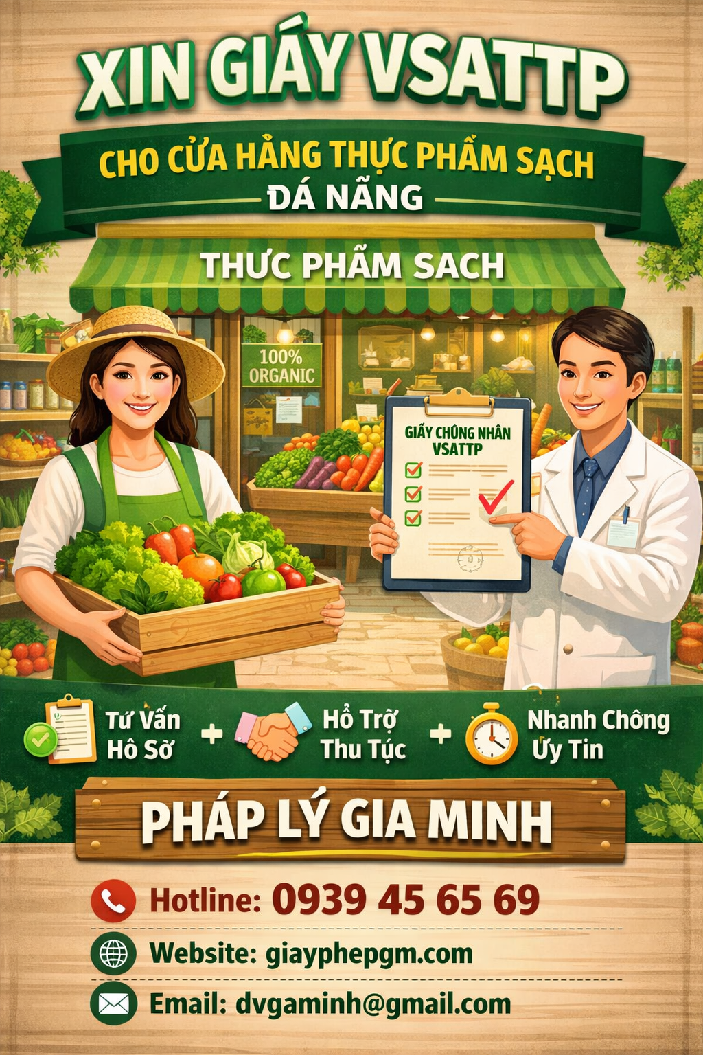 dịch vụ VSATTP Đà Nẵng