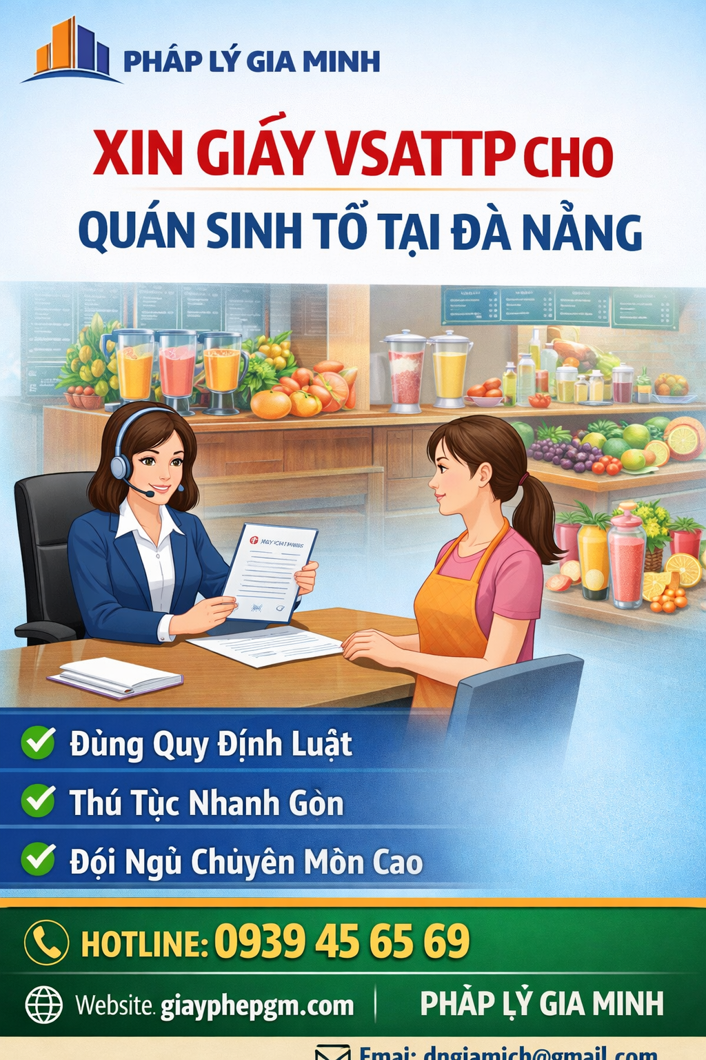 Khu pha chế đạt chuẩn Đà Nẵng