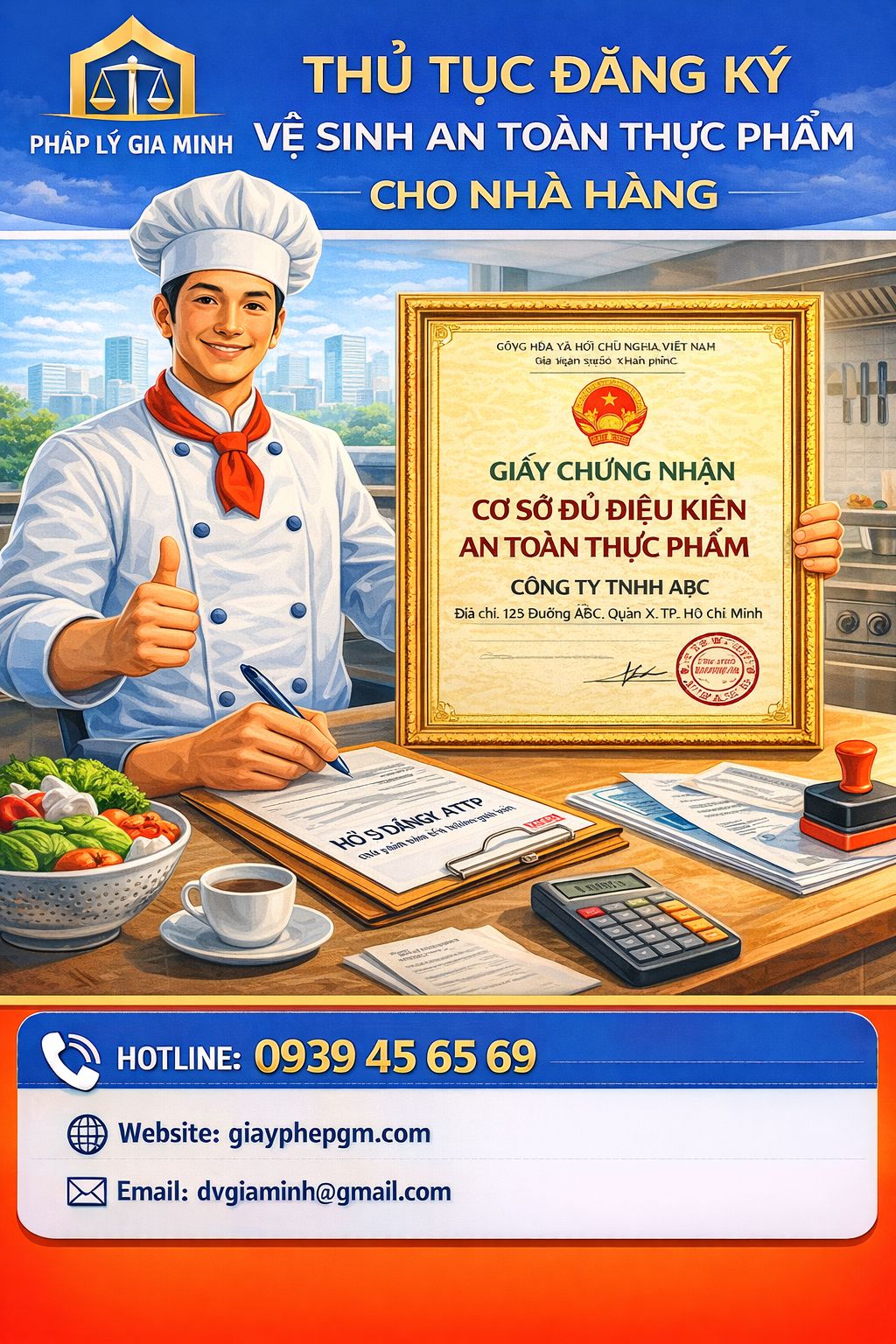 Quy trình xin giấy VSATTP tại Đà Nẵng