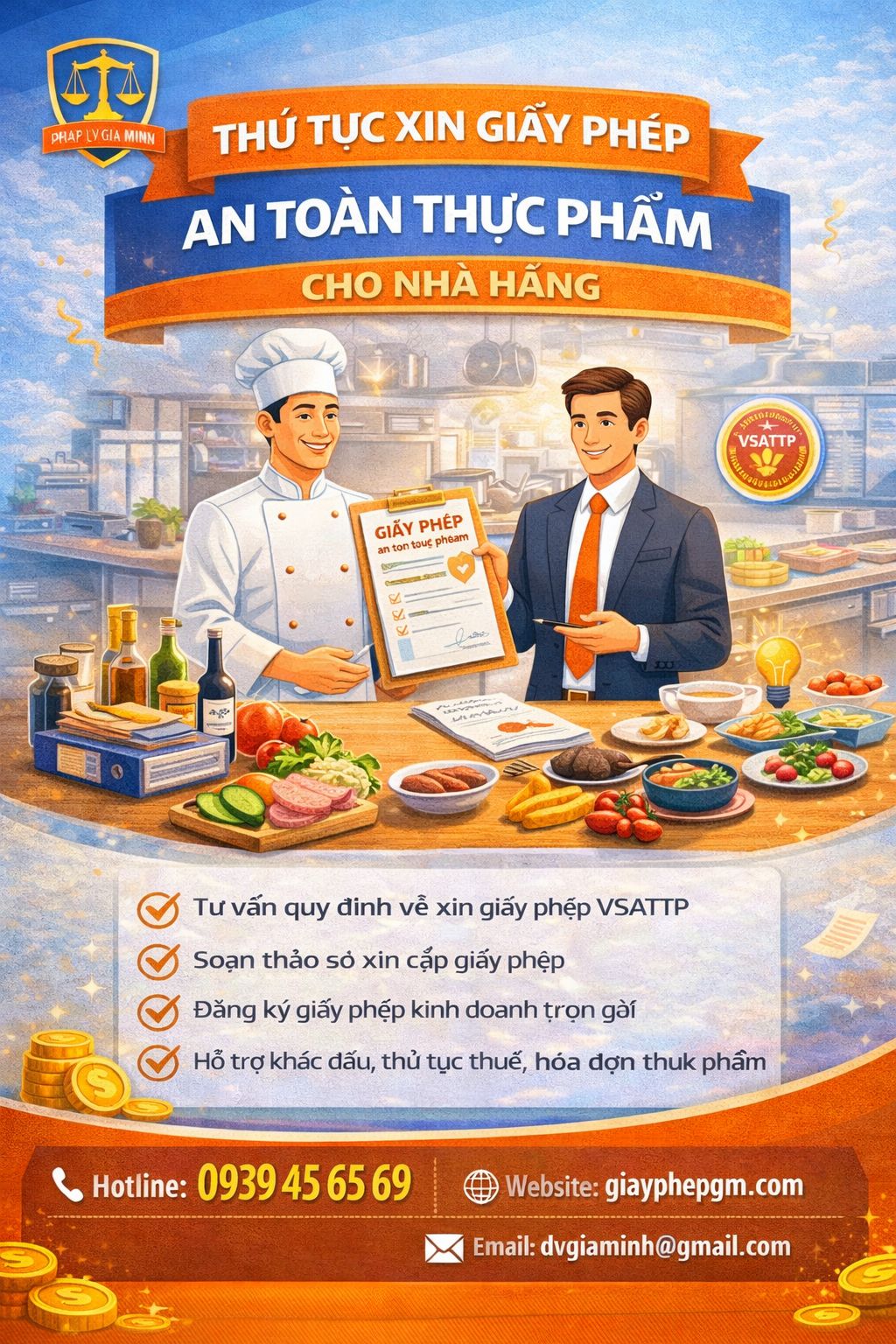 Làm giấy VSATTP cho quán nước ép trái cây Đà Nẵng