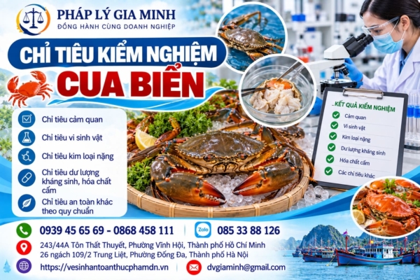 Chỉ tiêu kiểm nghiệm cua biển