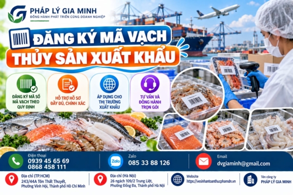 Đăng ký mã vạch thủy sản xuất khẩu