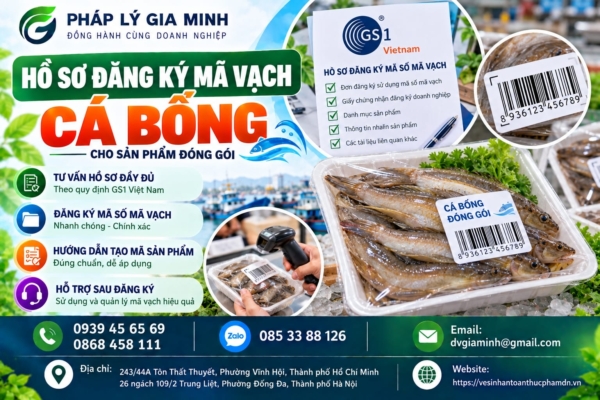Hồ sơ đăng ký mã vạch cá bống