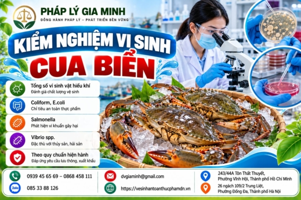 Kiểm nghiệm vi sinh cua biển