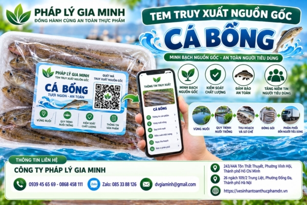 Tem truy xuất nguồn gốc cá bống