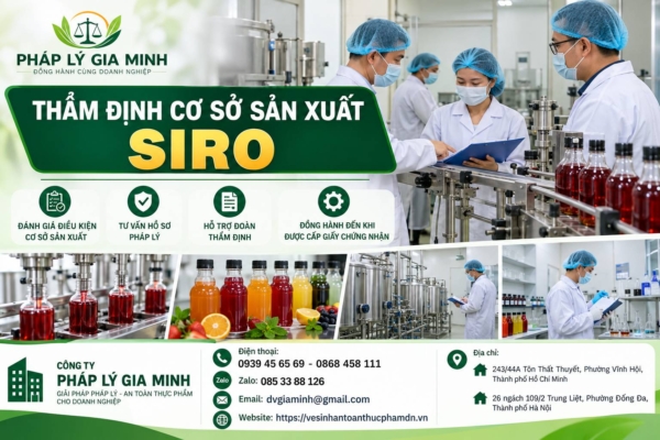 Thẩm định cơ sở sản xuất siro
